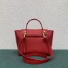 Celine Micro Belt Bag In Red Grained Calfskin