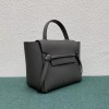 Celine Micro Belt Bag In Grey Grained Calfskin