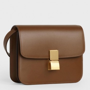 Celine Classic Box Teen Bag In Camel Box Calfskin Celine Classic Box Teen Bag In Camel Box Calfskin
