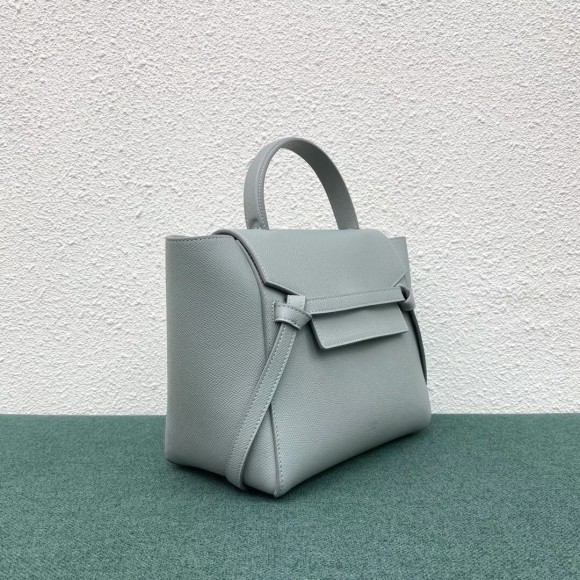 Ce**e micro belt bag in mineral grained calfskin