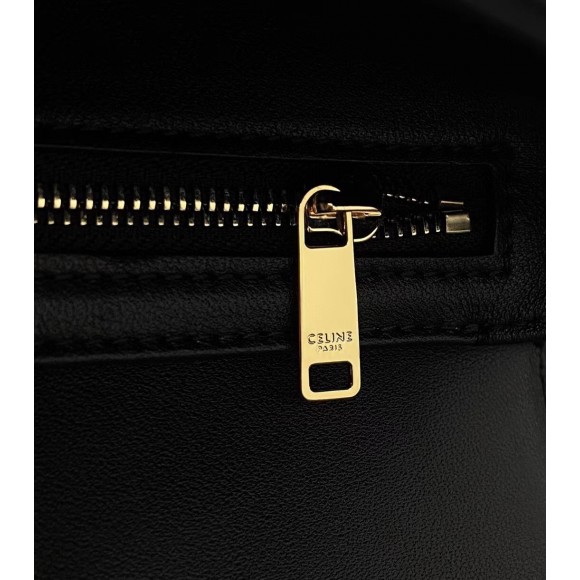 Ce**e triomphe teen bag in black leather