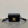 Celine Triomphe Teen Bag In Black Leather