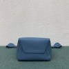 Celine Sangle Small Bucket Bag In Slate Blue Calfskin