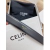 Celine Medium Triomphe Belt 25MM in Black Calfskin