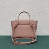 Celine Belt Nano Bag In Vintage Pink Grained Calfskin