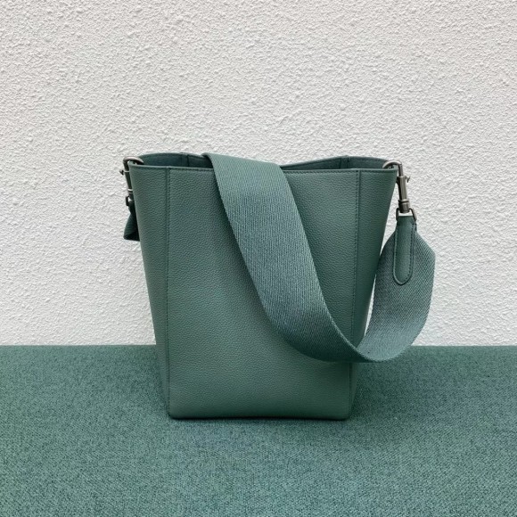 Ce**e sangle small bucket bag in celadon calfskin