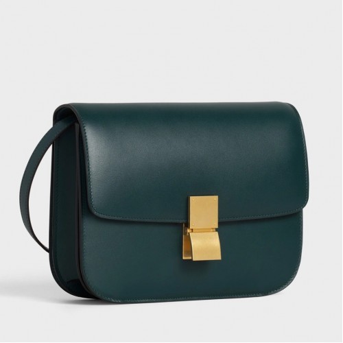 Celine Classic Box Medium Bag In Amazone Box Calfskin