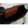 Chloe Large Woody Tote Bag In Black Felt
