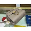 Chloe Mini Tess Day Bag In Grey Grained Leather