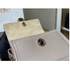 Chloe Mini Tess Day Bag In Grey Grained Leather
