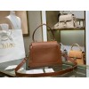 Chloe Small Tess Day Bag In Caramel Grained Leather