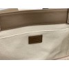 Chloe Woody Medium Tote Bag In Army Green Calfskin