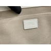 Chloe Woody Large Tote Bag In White Calfskin