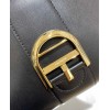 Delvaux Brillant Mini Bag in Black Box Calf Leather