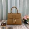 Delvaux Brillant MM Bag in Brown Rodeo Calf Leather