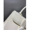 Delvaux Brillant MM Bag in Ivory Box Calf Leather