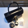 Delvaux Brillant MM Bag in Black Box Calf Leather