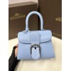 Delvaux Brillant Mini Bag in Azure Box Calf Leather