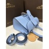 Delvaux Brillant Mini Bag in Azure Box Calf Leather