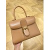 Delvaux Brillant PM Bag in Tender Beige Box Calf Leather