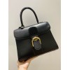 Delvaux Brillant PM Bag in Black Box Calf Leather