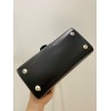 Delvaux Brillant PM Bag in Black Box Calf Leather