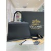 Delvaux Brillant PM Bag in Black Box Calf Leather