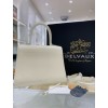 Delvaux Brillant PM Bag in Ivory Box Calf Leather