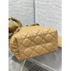 Dior Toujours Small Bag in Tan Macrocannage Calfskin