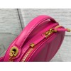 Dior CD Signature Oval Camera Bag in Rani Pink Calfskin