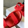 Dior DiorAct Sandals In Red Lambskin