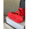 Dior DiorAct Sandals In Red Lambskin