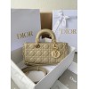 Dior Lady D-Joy Medium Bag In Sand Cannage Lambskin