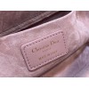 Dior Lady D-Joy Medium Bag In Peony Pink Cannage Lambskin