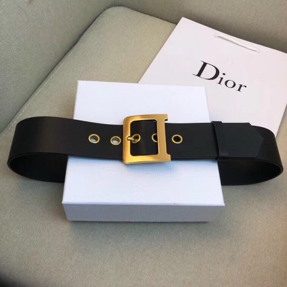 D*or D*orquake 55mm belt in black calfskin