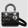 Dior Small Lady Dior My ABCDior Bag in Noir Lambskin