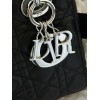 Dior Small Lady Dior My ABCDior Bag in Noir Lambskin