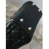 Dior Small Lady Dior My ABCDior Bag in Noir Lambskin