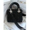 Dior Small Lady Dior My ABCDior Bag in Noir Lambskin