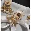 Dior Tribales Earrings In Gold Metal Pearls and Crystals