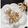 Dior Tribales Earrings In Gold Metal Pearls and Crystals