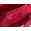 Dior Lady D-Joy Small Bag in Red Patent Calfskin