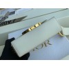 Dior 30 Montaigne Box Bag In White Box Calfskin