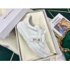 Dior Dior-ID Sneakers In White Leather with White Strap