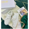 Dior Dior-ID Sneakers In White Leather with White Strap