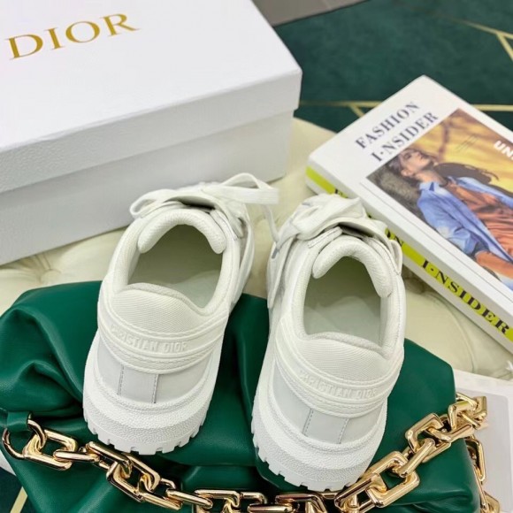 D*or D*or-id sneakers in white leather with white strap