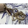 Dior Lady Dior Voyageur Small Coin Purse in Sand Lambskin
