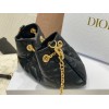 Dior Ammi Small Bag in Black Macrocannage Lambskin