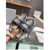 Dior D-Wander Open Back Sneakers In Grey Oblique Fabric