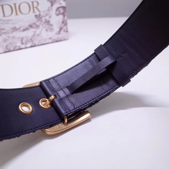 D*or D*orquake 55mm belt in blue oblique canvas